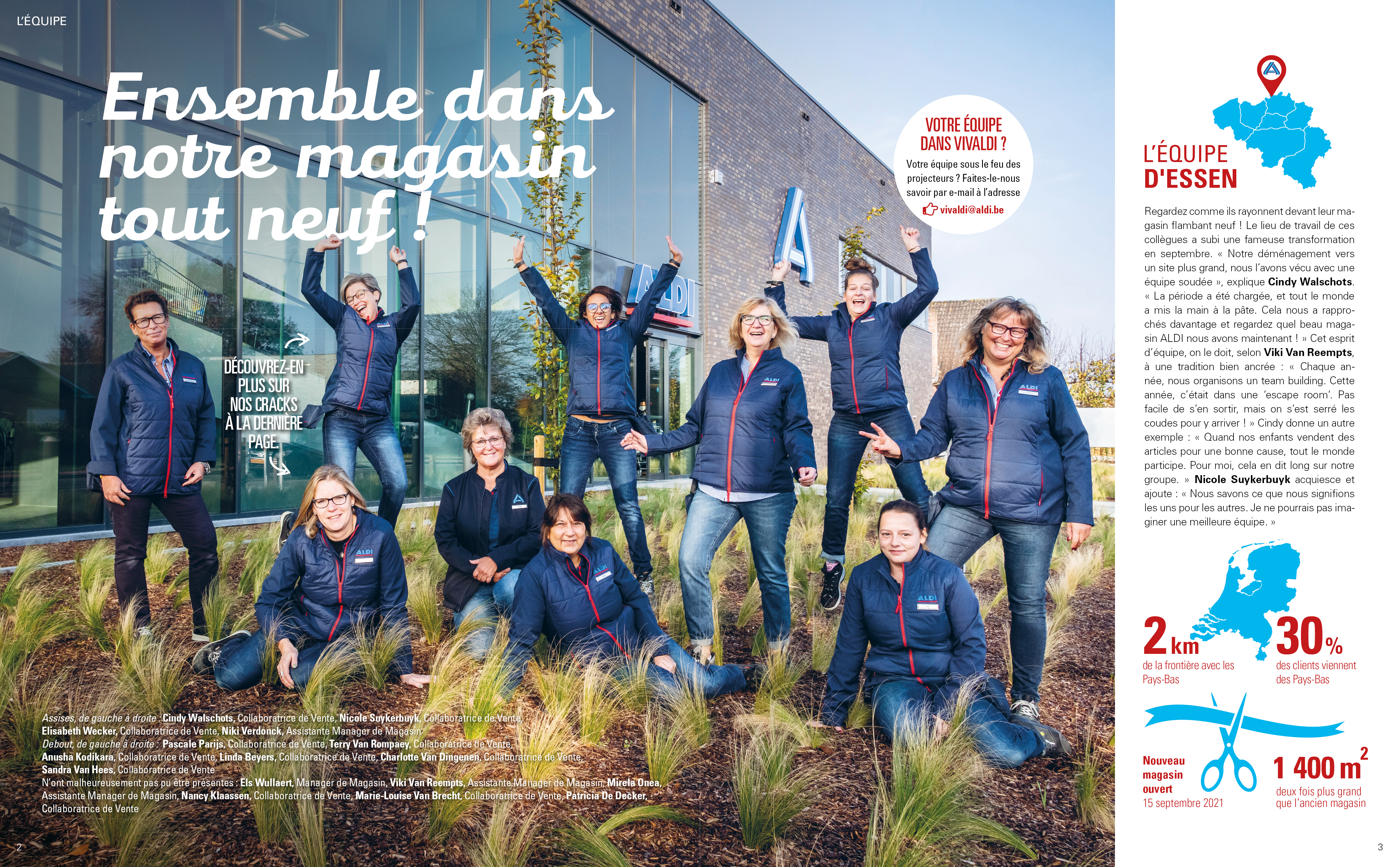 Vivaldi, ALDI Belgium’s employee magazine