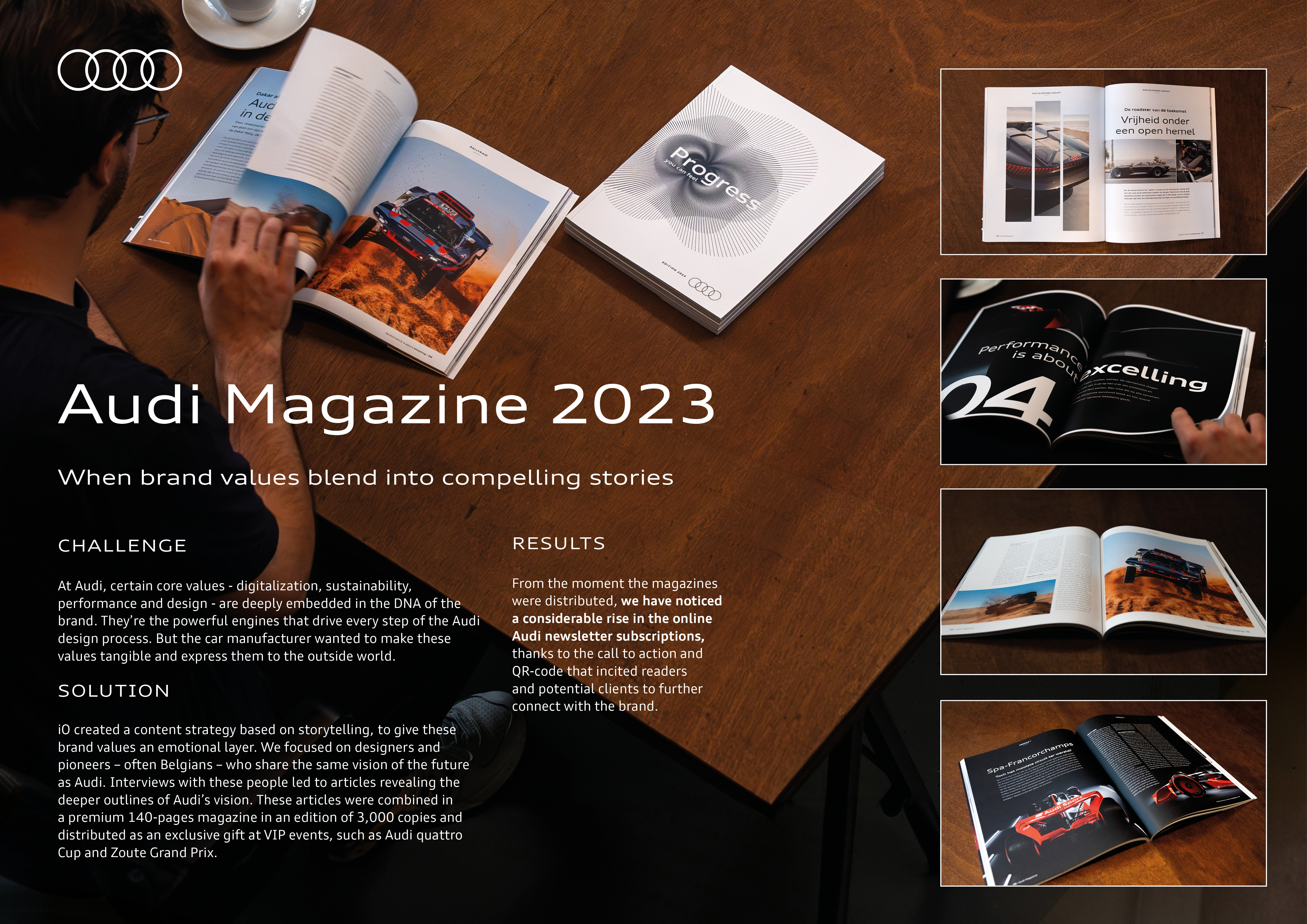 "Progress you can feel" - The Magazine
